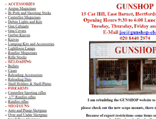 Tablet Screenshot of gunshop-eb.com